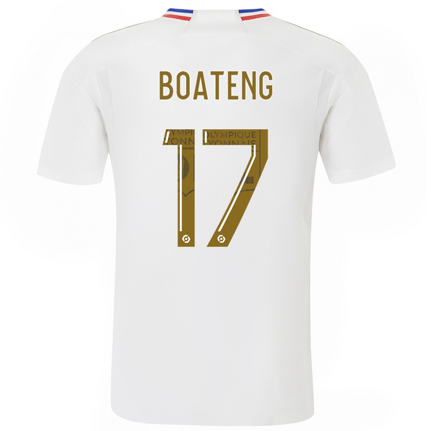 Mujer Camiseta Jerome Boateng #17 Blanco 1ª Equipación 2023/24 La Camisa México