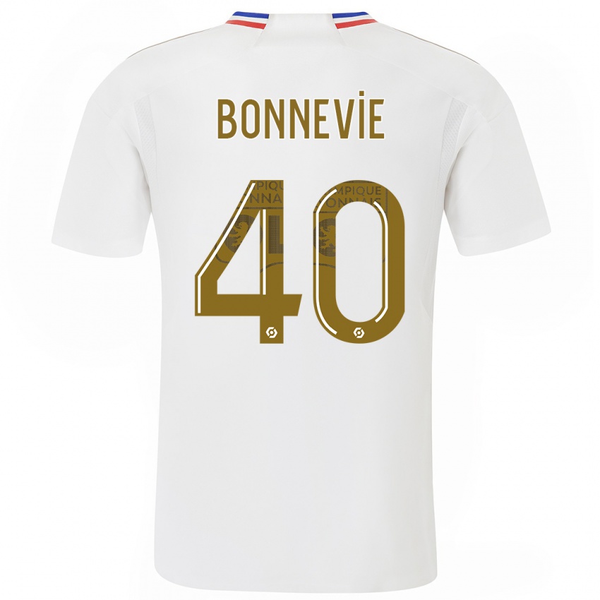 Mujer Camiseta Kayne Bonnevie #40 Blanco 1ª Equipación 2023/24 La Camisa México