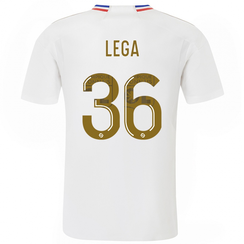 Mujer Camiseta Sekou Lega #36 Blanco 1ª Equipación 2023/24 La Camisa México