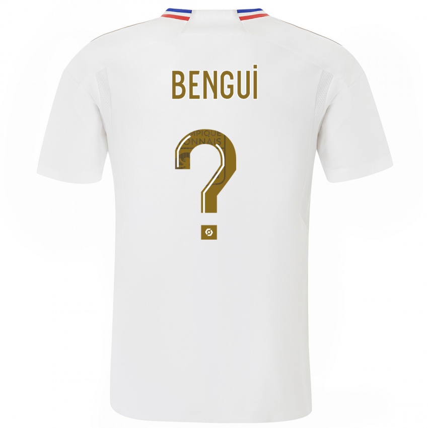 Mujer Camiseta Justin Bengui #0 Blanco 1ª Equipación 2023/24 La Camisa México