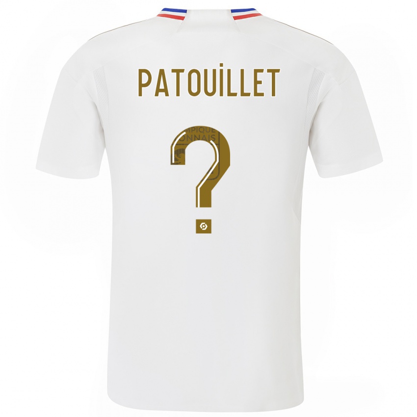 Mujer Camiseta Mathieu Patouillet #0 Blanco 1ª Equipación 2023/24 La Camisa México