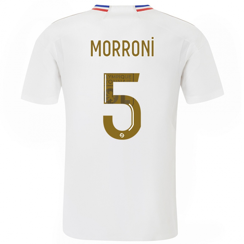 Mujer Camiseta Perle Morroni #5 Blanco 1ª Equipación 2023/24 La Camisa México