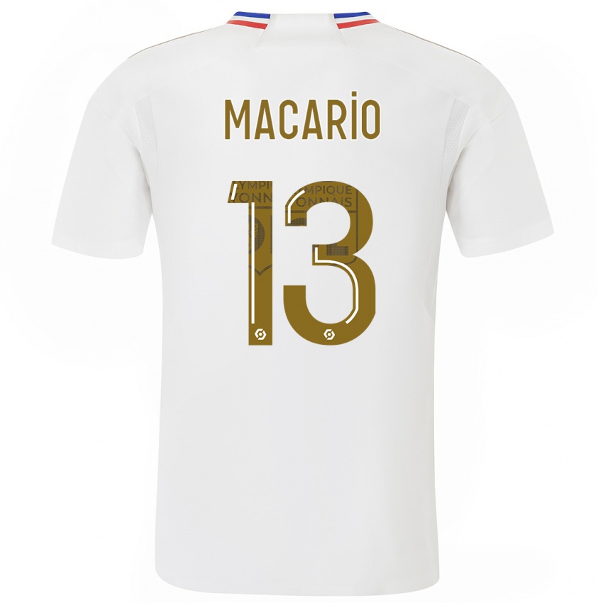 Mujer Camiseta Catarina Macario #13 Blanco 1ª Equipación 2023/24 La Camisa México