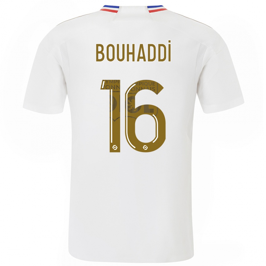 Mujer Camiseta Sarah Bouhaddi #16 Blanco 1ª Equipación 2023/24 La Camisa México