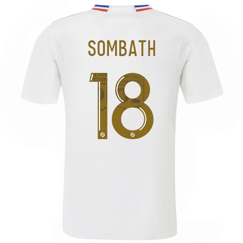 Mujer Camiseta Alice Sombath #18 Blanco 1ª Equipación 2023/24 La Camisa México