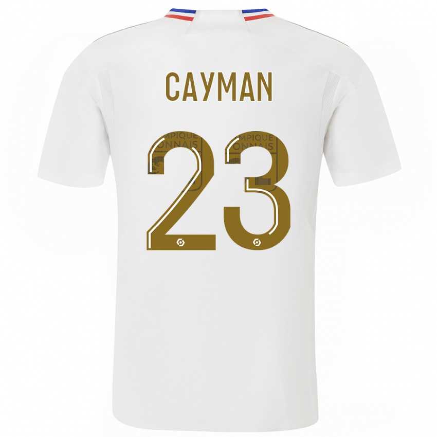 Mujer Camiseta Janice Cayman #23 Blanco 1ª Equipación 2023/24 La Camisa México