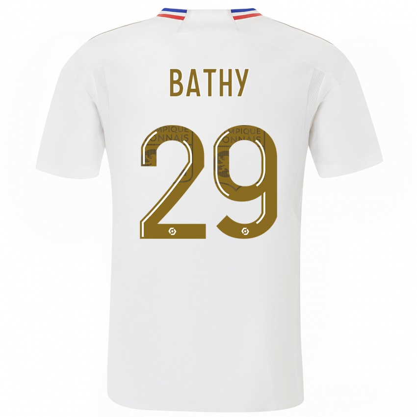 Mujer Camiseta Griedge Mbock Bathy #29 Blanco 1ª Equipación 2023/24 La Camisa México