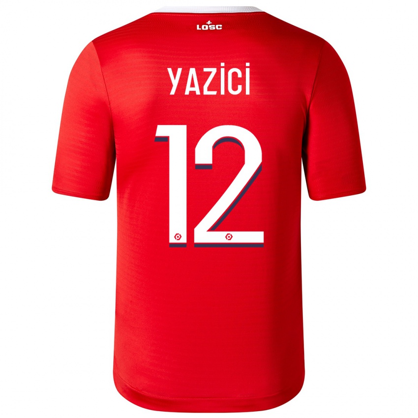 Mujer Camiseta Yusuf Yazici #12 Rojo 1ª Equipación 2023/24 La Camisa México