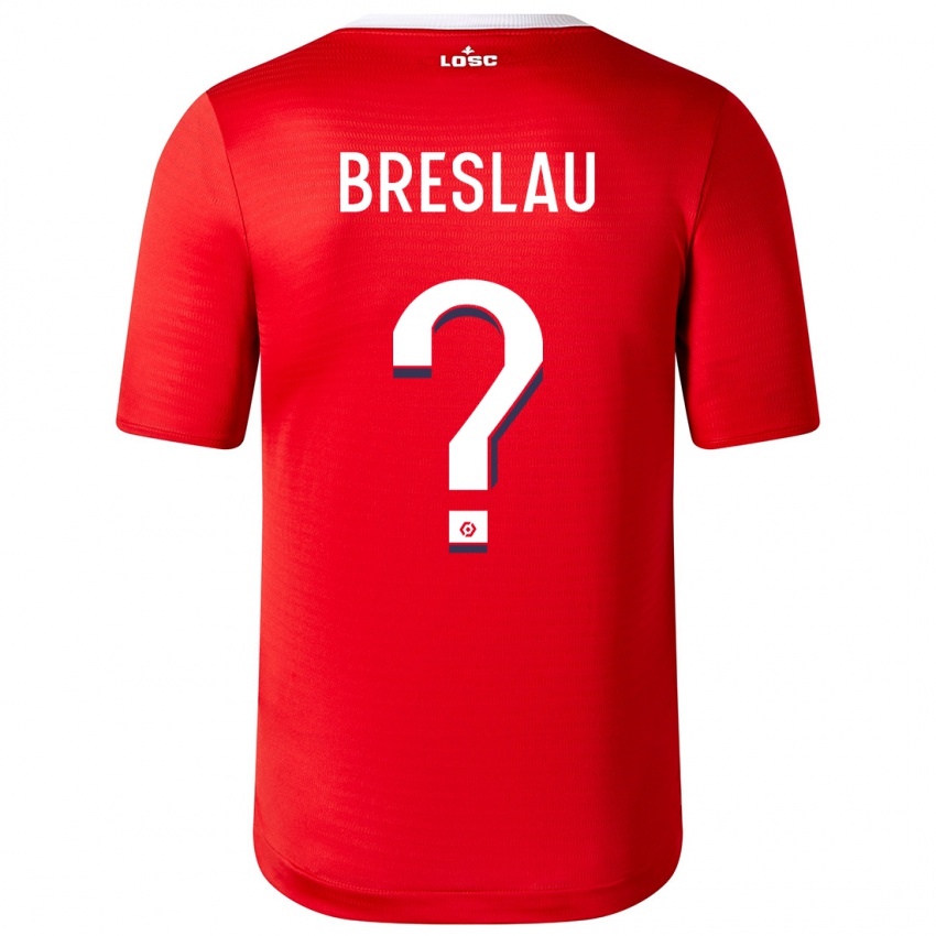 Mujer Camiseta Jessy Breslau #0 Rojo 1ª Equipación 2023/24 La Camisa México