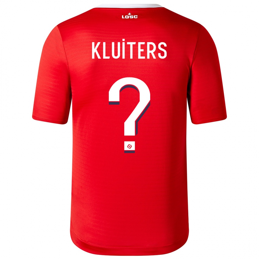 Mujer Camiseta Luuk Kluiters #0 Rojo 1ª Equipación 2023/24 La Camisa México