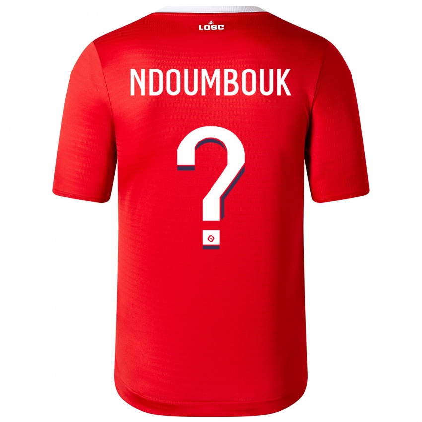 Mujer Camiseta Marlyse Ngo Ndoumbouk #0 Rojo 1ª Equipación 2023/24 La Camisa México