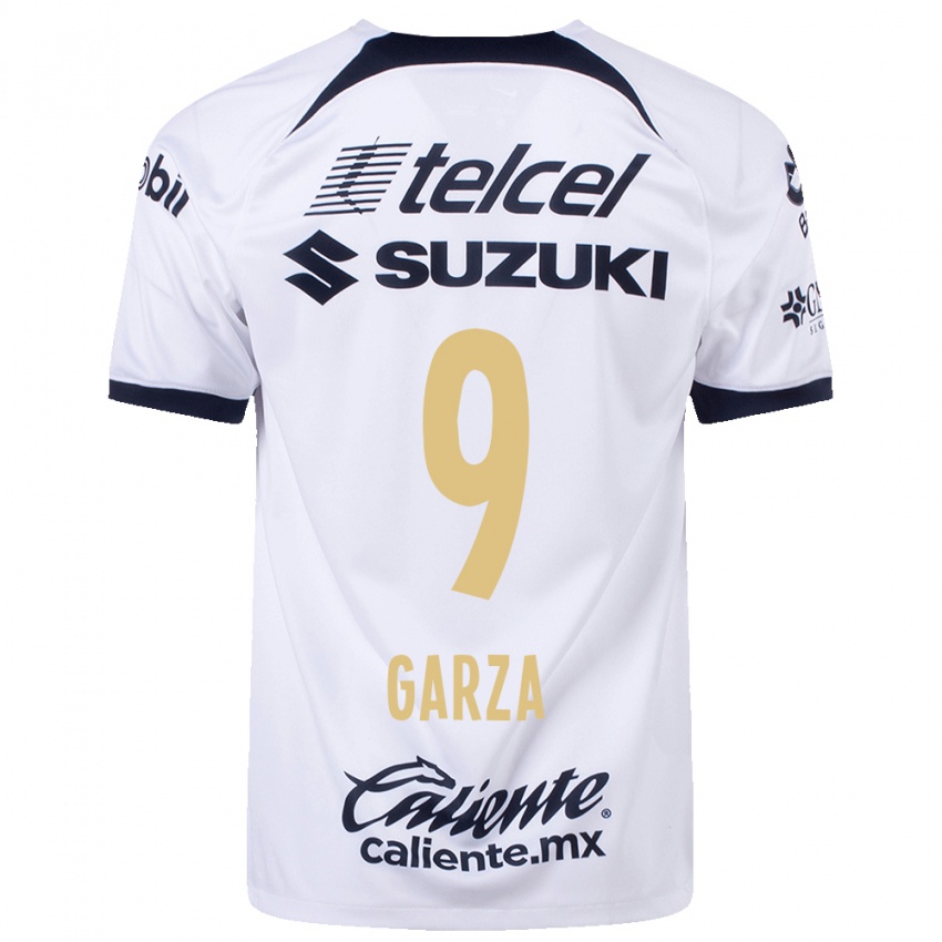 Mujer Camiseta Dinora Garza #9 Blanco 1ª Equipación 2023/24 La Camisa México