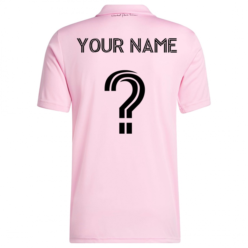 Mujer Camiseta Su Nombre #0 Rosa 1ª Equipación 2023/24 La Camisa México