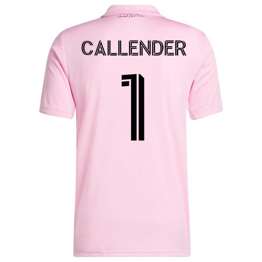 Mujer Camiseta Drake Callender #1 Rosa 1ª Equipación 2023/24 La Camisa México