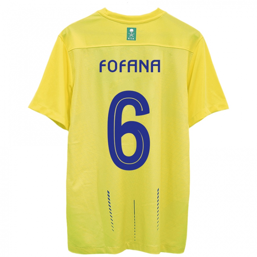 Mujer Camiseta Seko Fofana #6 Amarillo 1ª Equipación 2023/24 La Camisa México