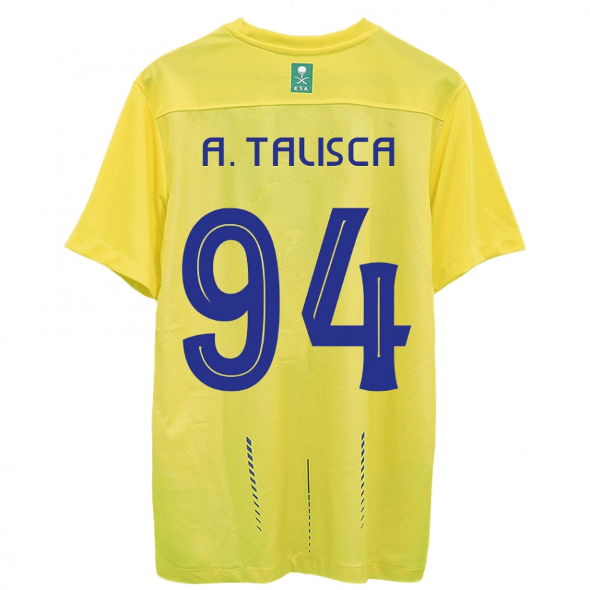 Mujer Camiseta Talisca #94 Amarillo 1ª Equipación 2023/24 La Camisa México