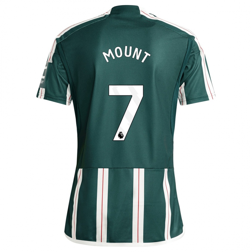 Mujer Camiseta Mason Mount #7 Verde Oscuro 2ª Equipación 2023/24 La Camisa México