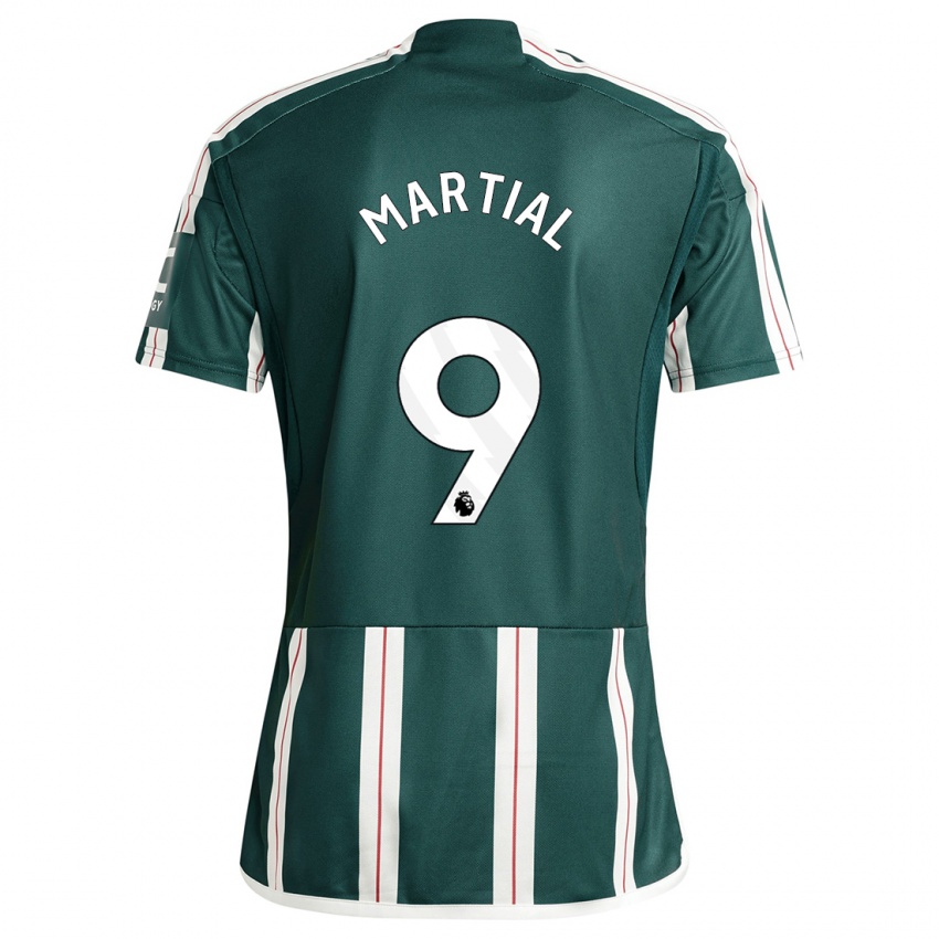 Mujer Camiseta Anthony Martial #9 Verde Oscuro 2ª Equipación 2023/24 La Camisa México