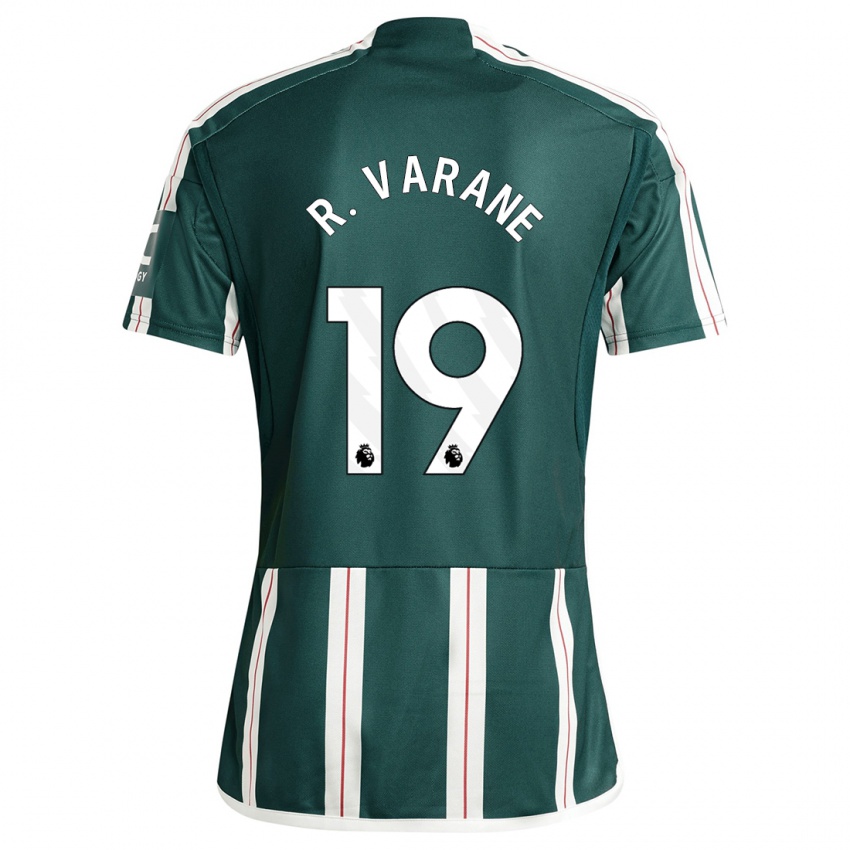 Mujer Camiseta Raphael Varane #19 Verde Oscuro 2ª Equipación 2023/24 La Camisa México