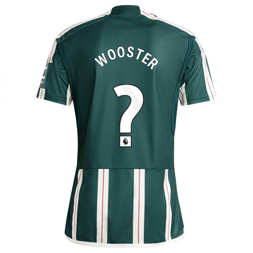 Mujer Camiseta Tom Wooster #0 Verde Oscuro 2ª Equipación 2023/24 La Camisa México