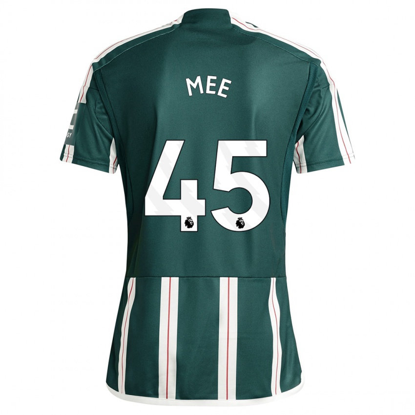 Mujer Camiseta Dermot Mee #45 Verde Oscuro 2ª Equipación 2023/24 La Camisa México