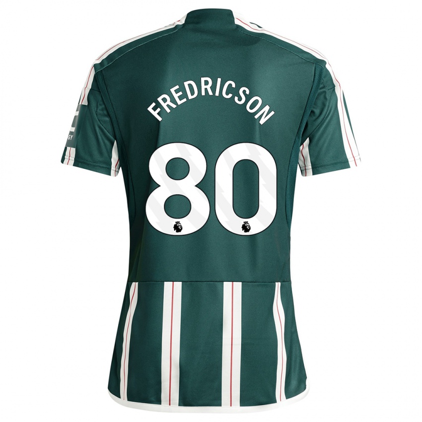 Mujer Camiseta Tyler Fredricson #80 Verde Oscuro 2ª Equipación 2023/24 La Camisa México