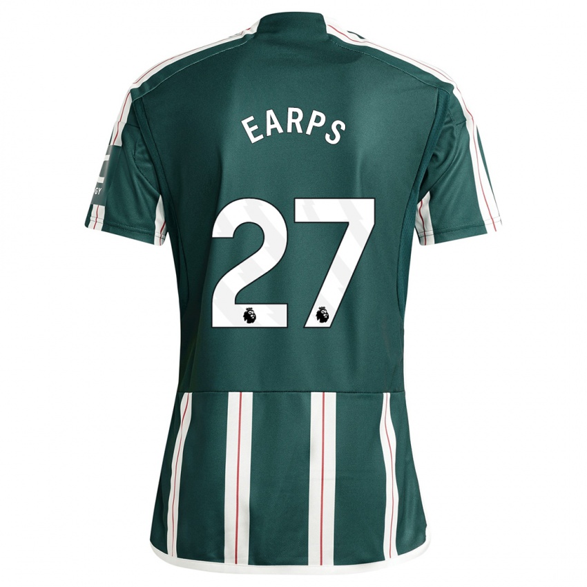 Mujer Camiseta Mary Earps #27 Verde Oscuro 2ª Equipación 2023/24 La Camisa México