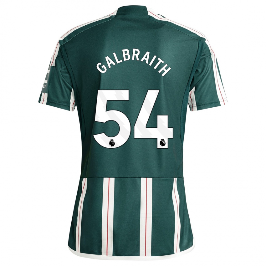 Mujer Camiseta Ethan Galbraith #54 Verde Oscuro 2ª Equipación 2023/24 La Camisa México