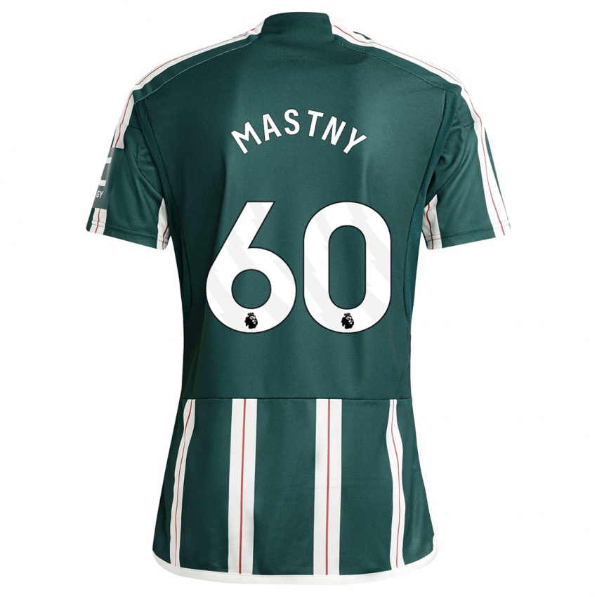 Mujer Camiseta Ondrej Mastny #60 Verde Oscuro 2ª Equipación 2023/24 La Camisa México