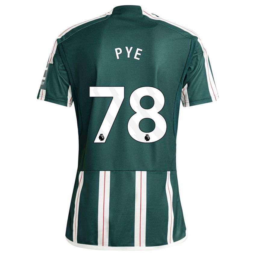 Mujer Camiseta Logan Pye #78 Verde Oscuro 2ª Equipación 2023/24 La Camisa México