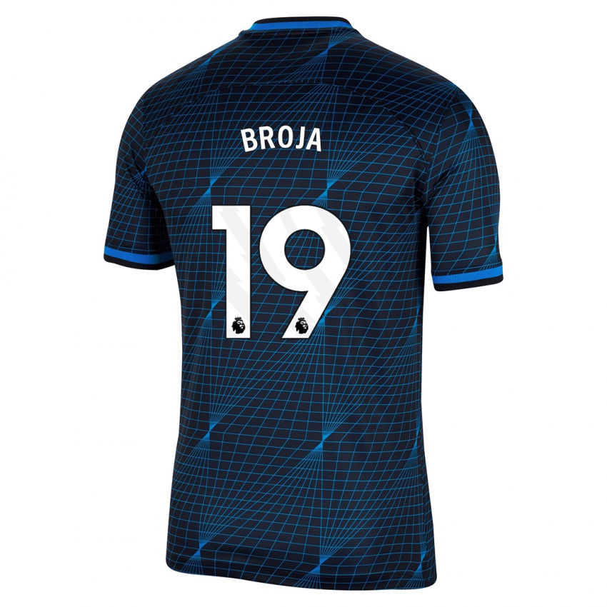 Mujer Camiseta Armando Broja #19 Azul Oscuro 2ª Equipación 2023/24 La Camisa México