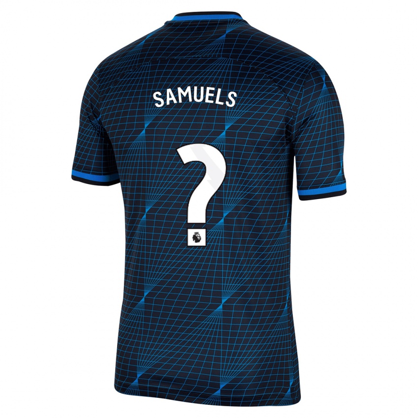 Mujer Camiseta Ishé Samuels-Smith #0 Azul Oscuro 2ª Equipación 2023/24 La Camisa México