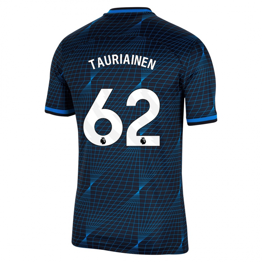 Mujer Camiseta Jimi Tauriainen #62 Azul Oscuro 2ª Equipación 2023/24 La Camisa México