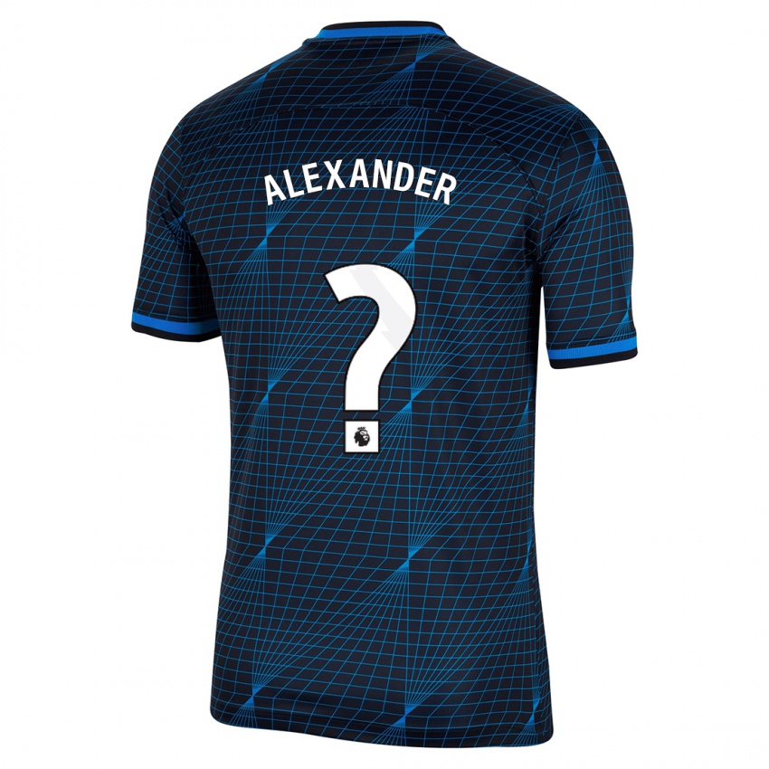 Mujer Camiseta Reiss Alexander Russell-Denny #0 Azul Oscuro 2ª Equipación 2023/24 La Camisa México