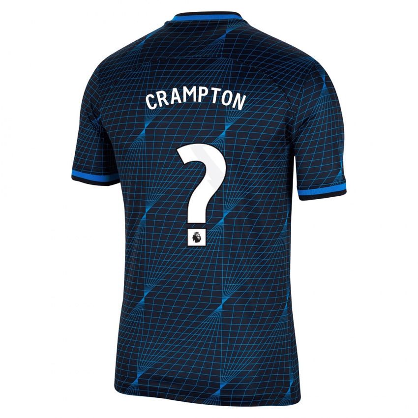 Mujer Camiseta Kai Crampton #0 Azul Oscuro 2ª Equipación 2023/24 La Camisa México