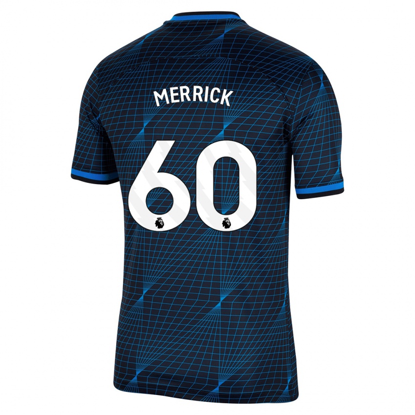 Mujer Camiseta Max Merrick #60 Azul Oscuro 2ª Equipación 2023/24 La Camisa México