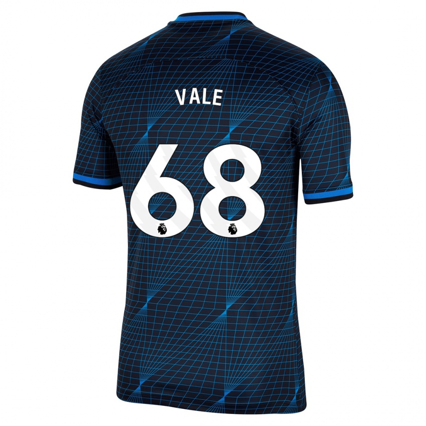 Mujer Camiseta Harvey Vale #68 Azul Oscuro 2ª Equipación 2023/24 La Camisa México