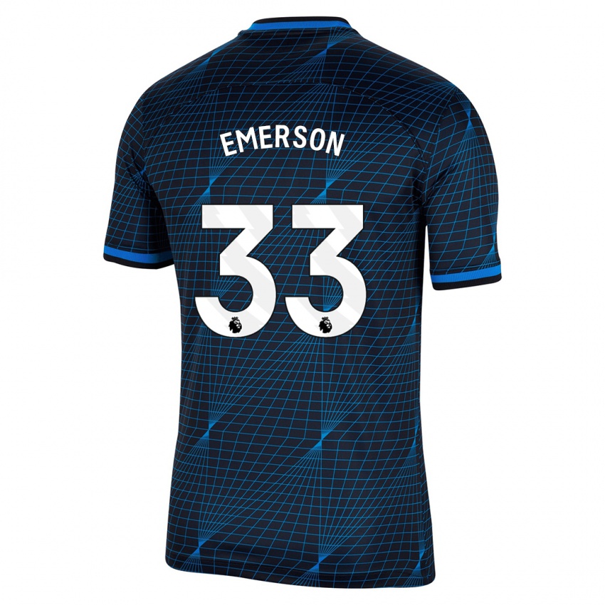 Mujer Camiseta Emerson #33 Azul Oscuro 2ª Equipación 2023/24 La Camisa México