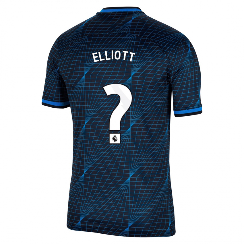 Mujer Camiseta Ben Elliott #0 Azul Oscuro 2ª Equipación 2023/24 La Camisa México