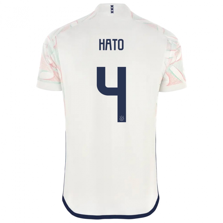 Mujer Camiseta Jorrel Hato #4 Blanco 2ª Equipación 2023/24 La Camisa México