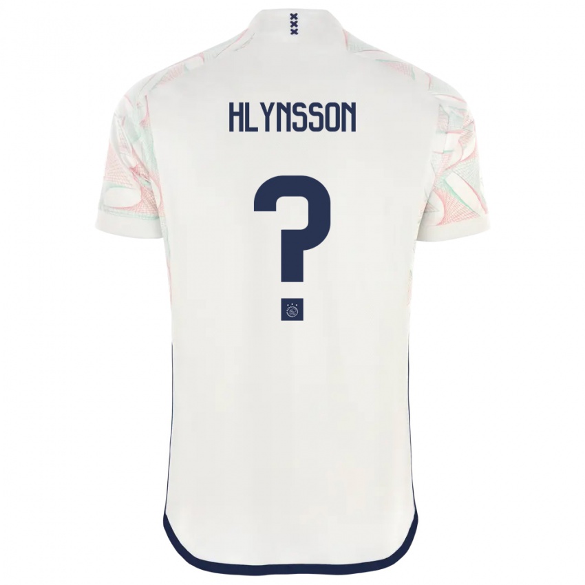 Mujer Camiseta Kristian Hlynsson #0 Blanco 2ª Equipación 2023/24 La Camisa México