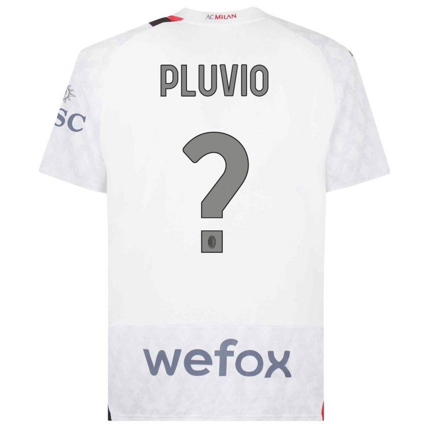 Mujer Camiseta Nicholas Pluvio #0 Blanco 2ª Equipación 2023/24 La Camisa México