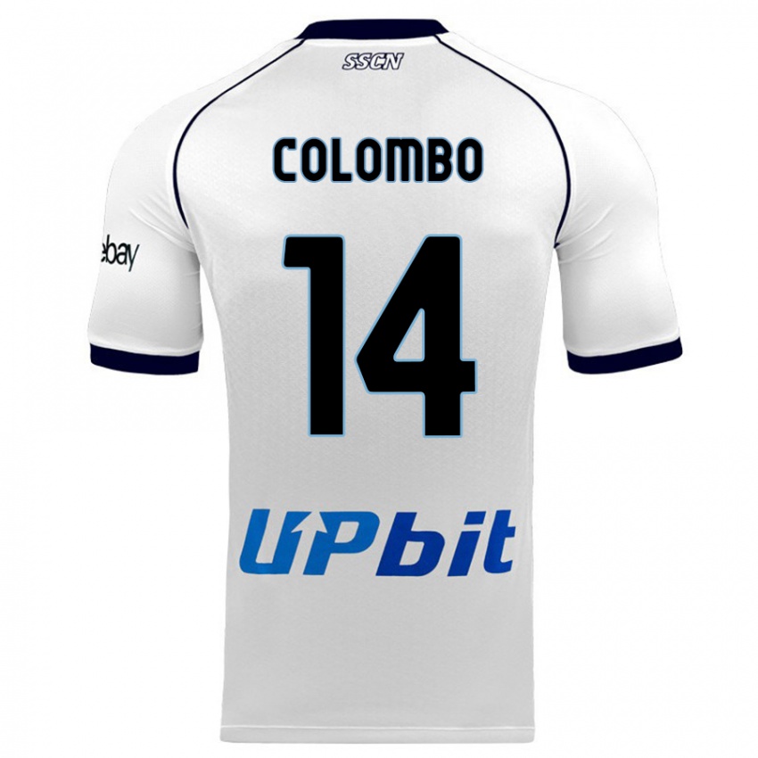 Mujer Camiseta Sofia Colombo #14 Blanco 2ª Equipación 2023/24 La Camisa México