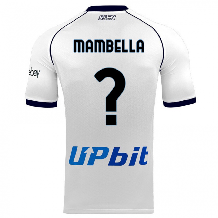 Mujer Camiseta Andrea Mambella #0 Blanco 2ª Equipación 2023/24 La Camisa México