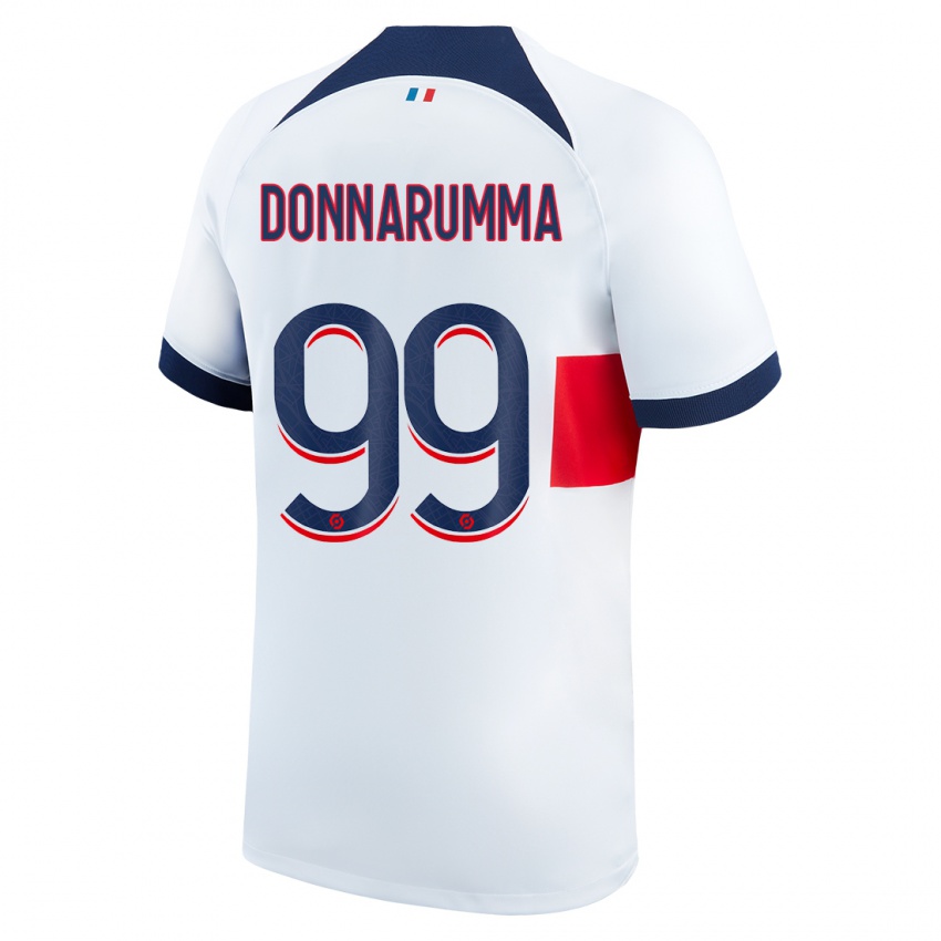 Mujer Camiseta Gianluigi Donnarumma #99 Blanco 2ª Equipación 2023/24 La Camisa México