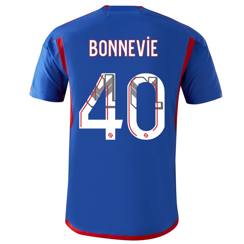 Mujer Camiseta Kayne Bonnevie #40 Azul Rojo 2ª Equipación 2023/24 La Camisa México