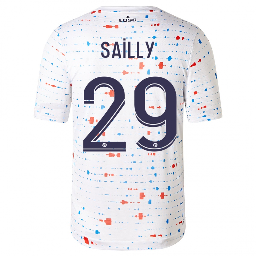 Mujer Camiseta Charlotte Sailly #29 Blanco 2ª Equipación 2023/24 La Camisa México