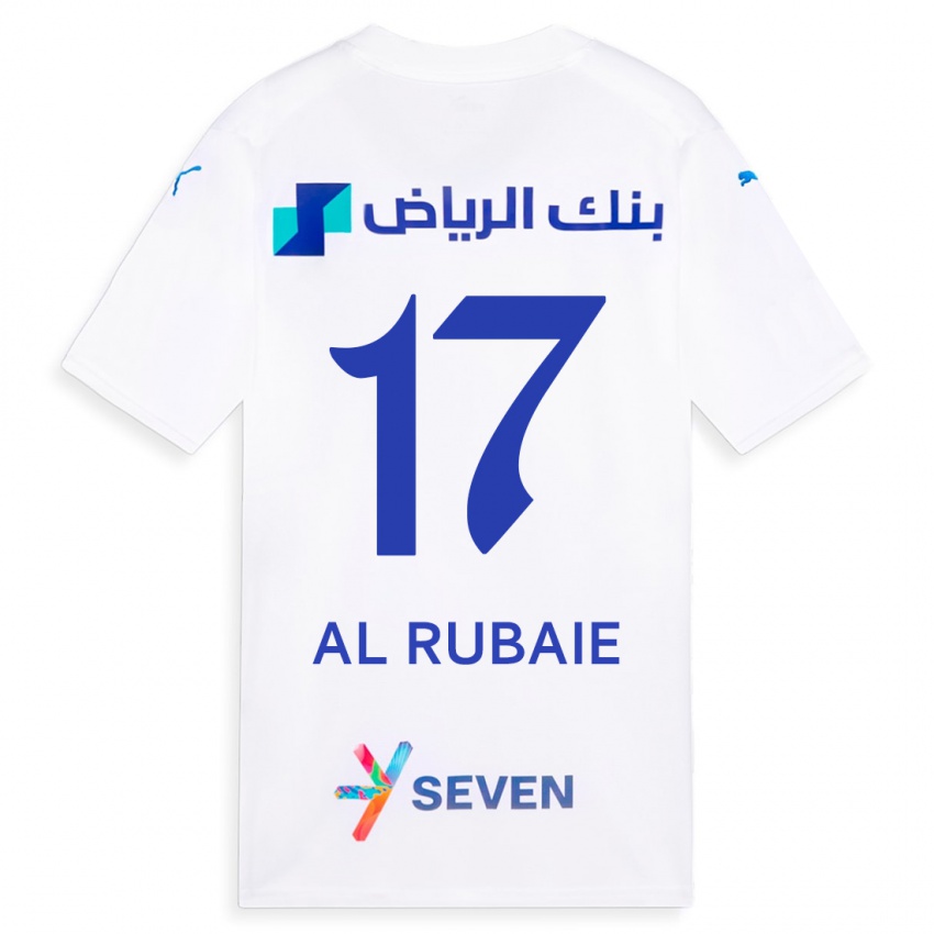 Mujer Camiseta Mohammed Al-Rubaie #17 Blanco 2ª Equipación 2023/24 La Camisa México