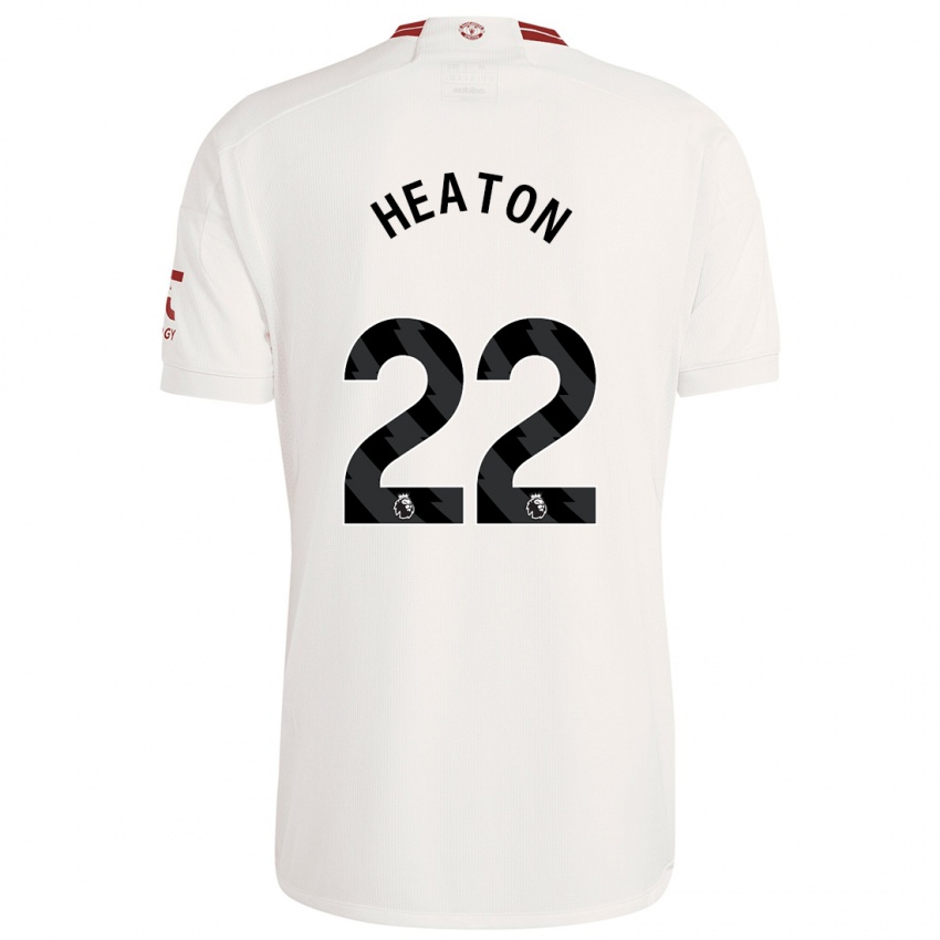 Mujer Camiseta Tom Heaton #22 Blanco Equipación Tercera 2023/24 La Camisa México