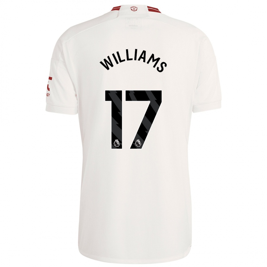 Mujer Camiseta Rachel Williams #17 Blanco Equipación Tercera 2023/24 La Camisa México